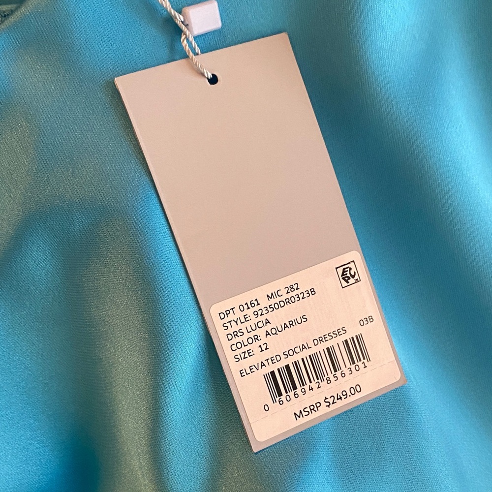 ANTONIO MELANI Strapless Maxi Dress in Light Blue - Picture 3 of 6